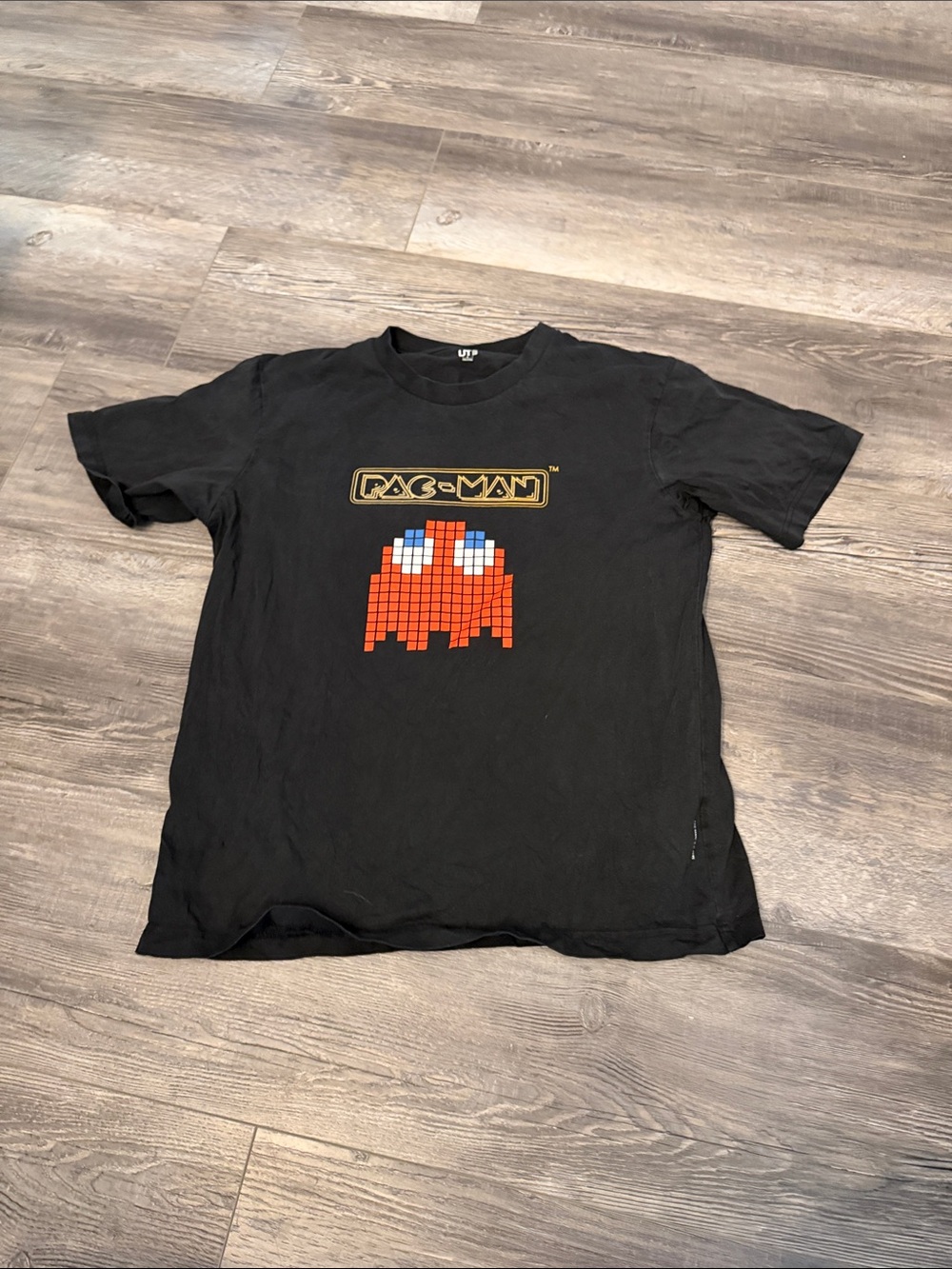 UT Pac-Man Graphic Tee with Red Ghost